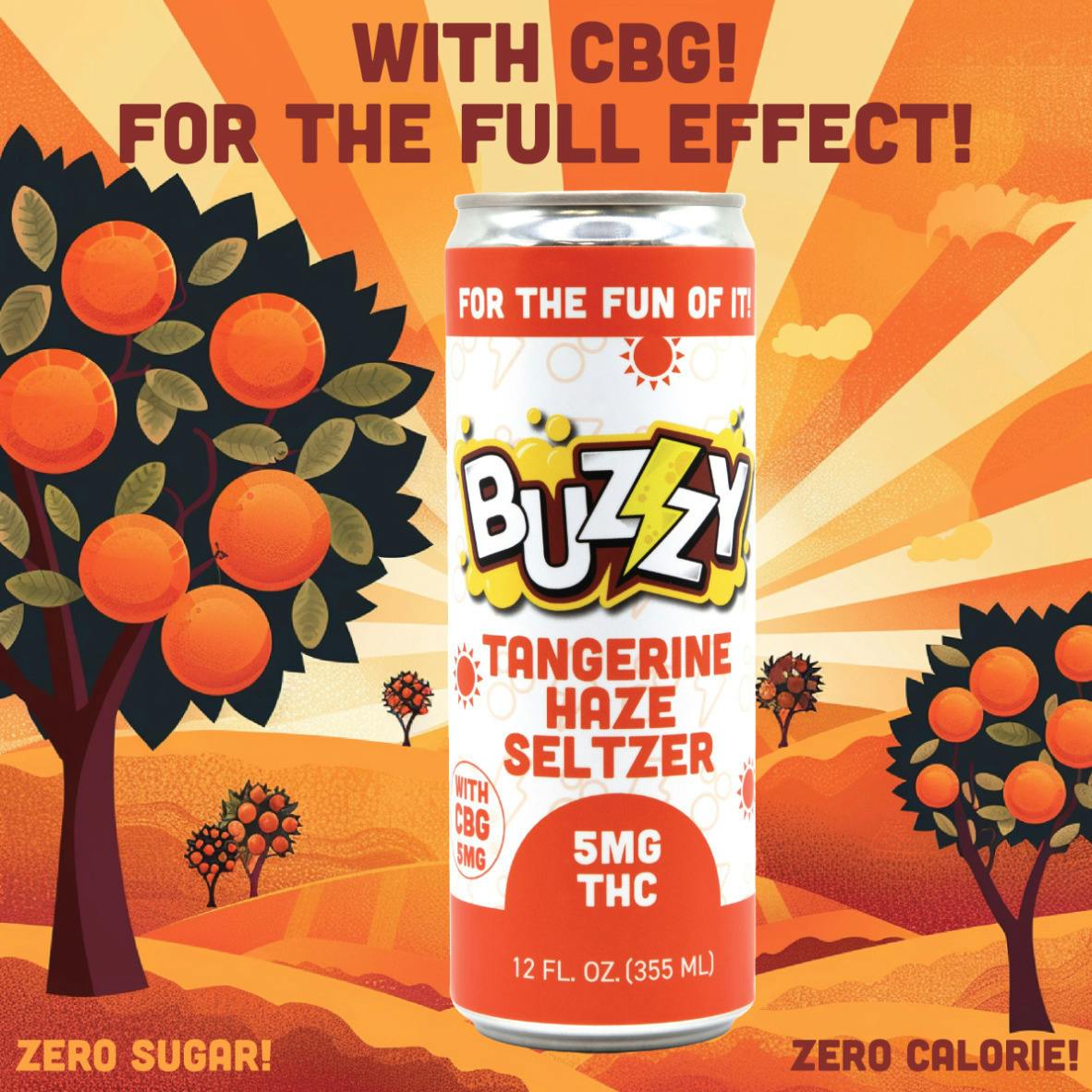 Tangerine | Non-carbonated | 5.18mg | 12fl oz at ACK Natural Cannabis Dispensary