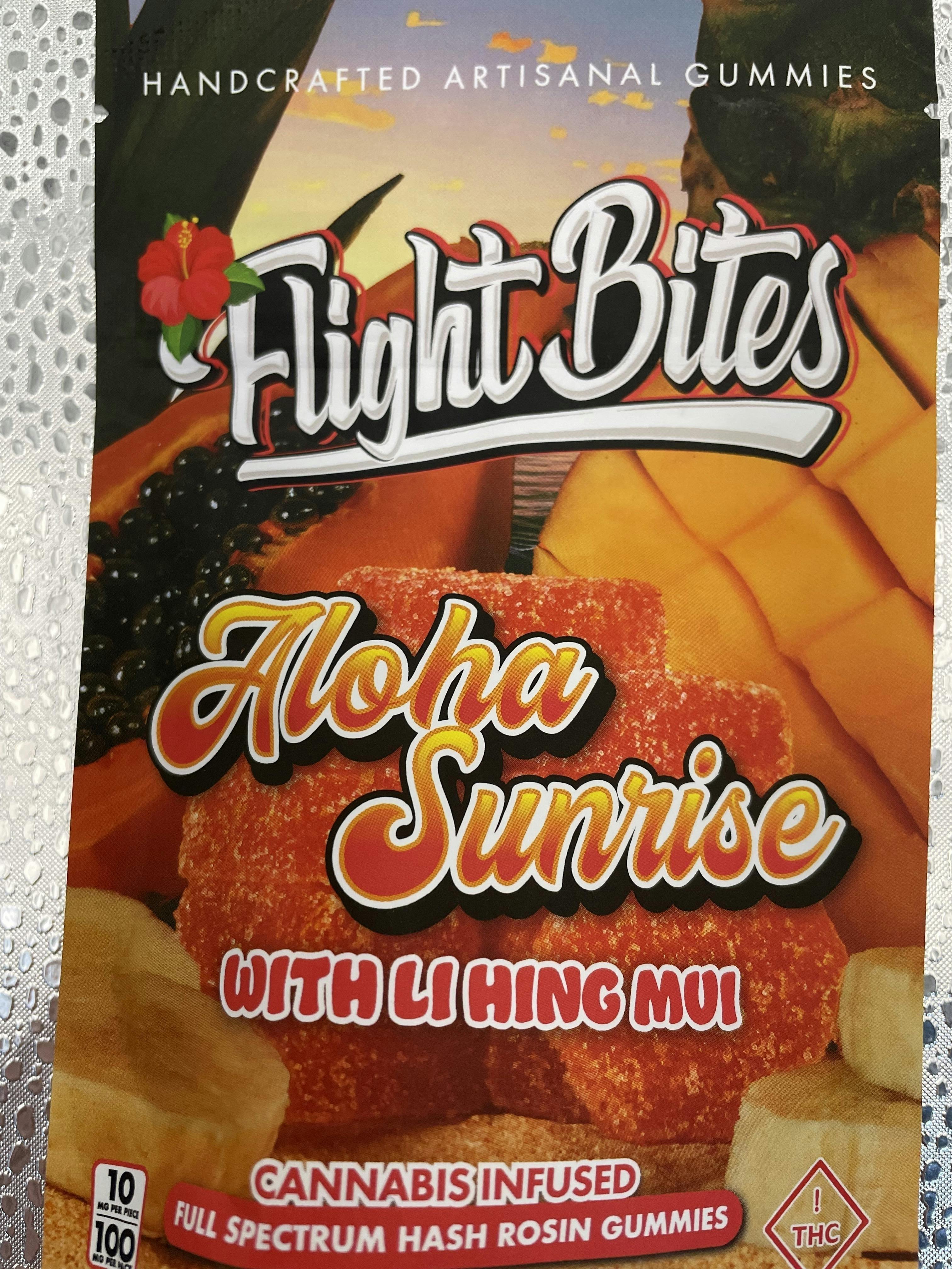 Flight Bites | Aloha Sunrise | Gummies | 100MG (H) | Gummies | 10pk | 10mg/