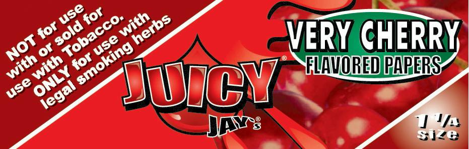 Juicy Jay's - Very Cherry - 1 1/4 Size | Accessories at Higher Love Cannabis Dispensary Munising