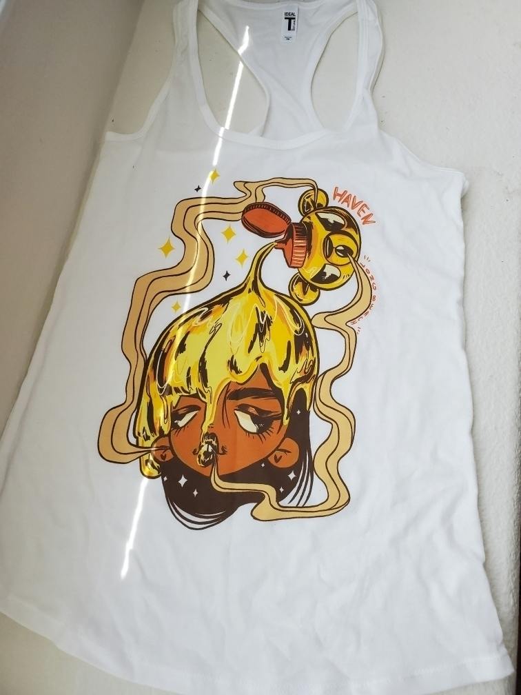 Haven - White Honey Racerback Tank (XS) | Apparel