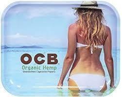 OCB - METAL ROLLING TRAYS - Beach - Lrg | Accessories