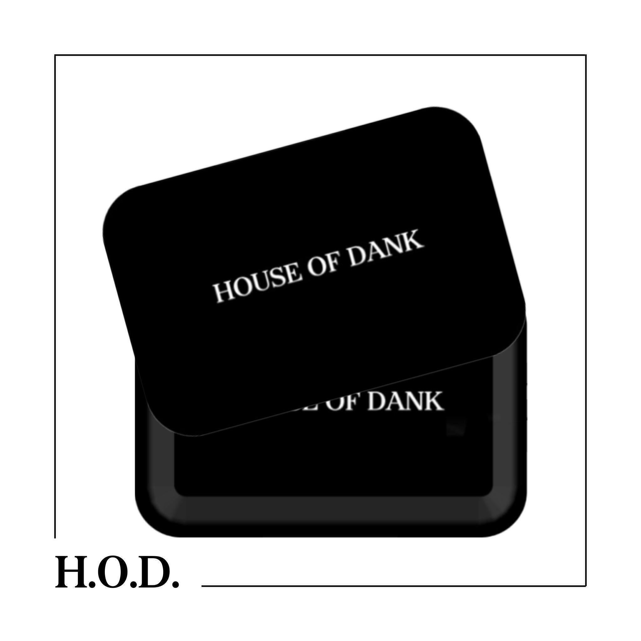 H.O.D. Black Large Rolling Tray with Lid | Accessories