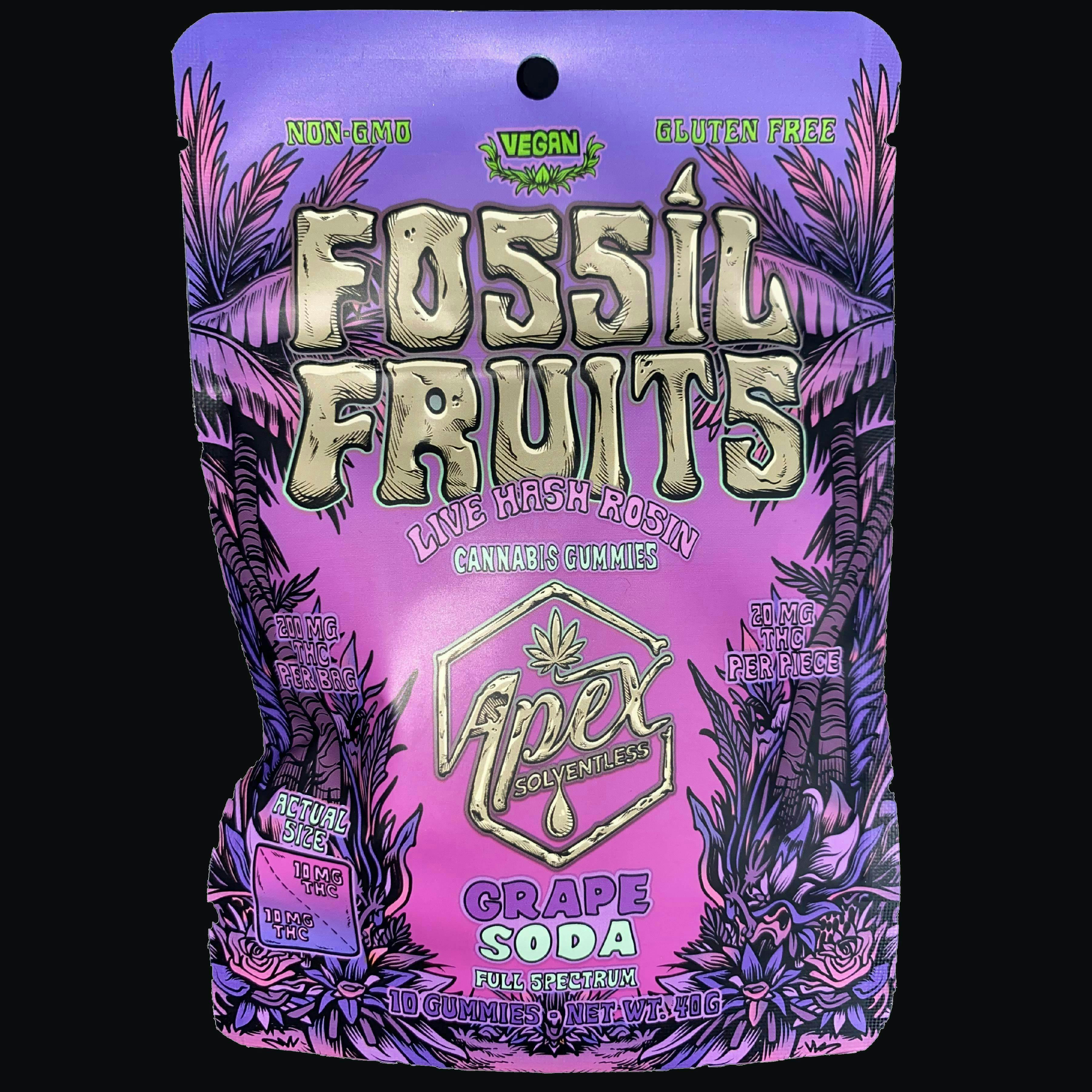 Grape Soda Gummies | 200mg | 10ct | 20mg/ea