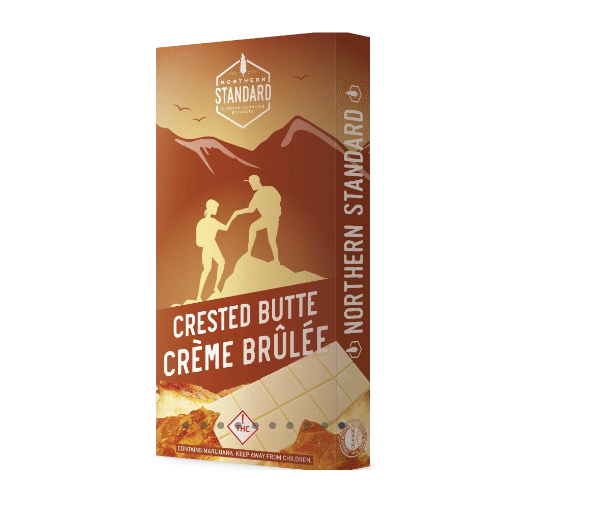 MED - Northern Standard Crested Butte Creme Brulee Chocolate Bar 1000mg | C