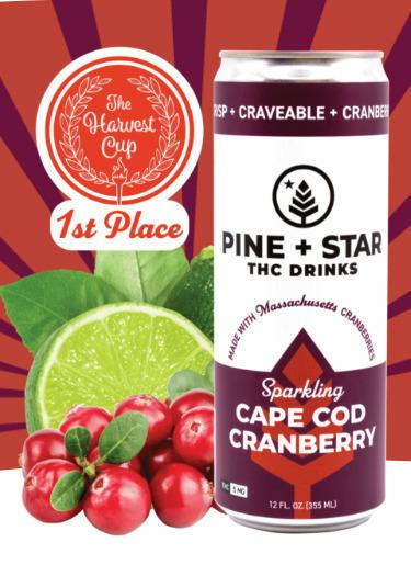 Cranberry Lime | Carbonated | 5mg | 12fl oz at Tree House Craft Cannabis Dispensary Pepperell