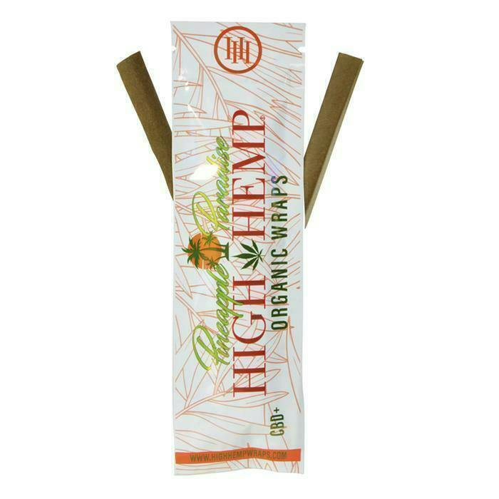 High Hemp - Pineapple Organic Hemp Blunt Wraps 2pk | Accessories