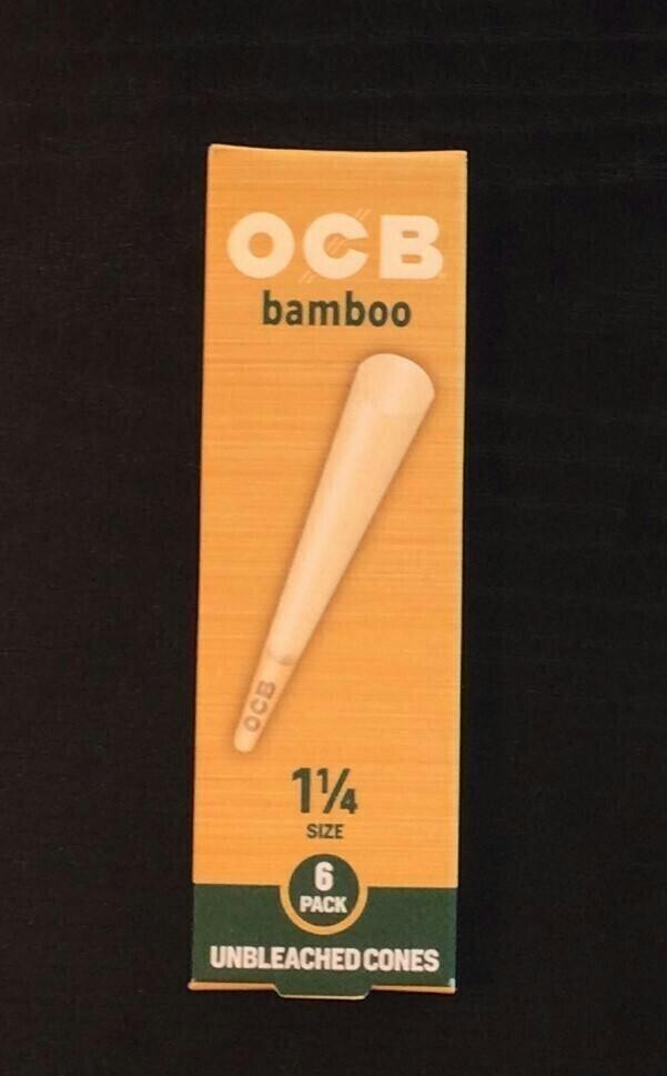 OCB - Box of Bamboo 1-1/4 Cones - 6pk | Accessories at Farmer's Cannabis Co.
