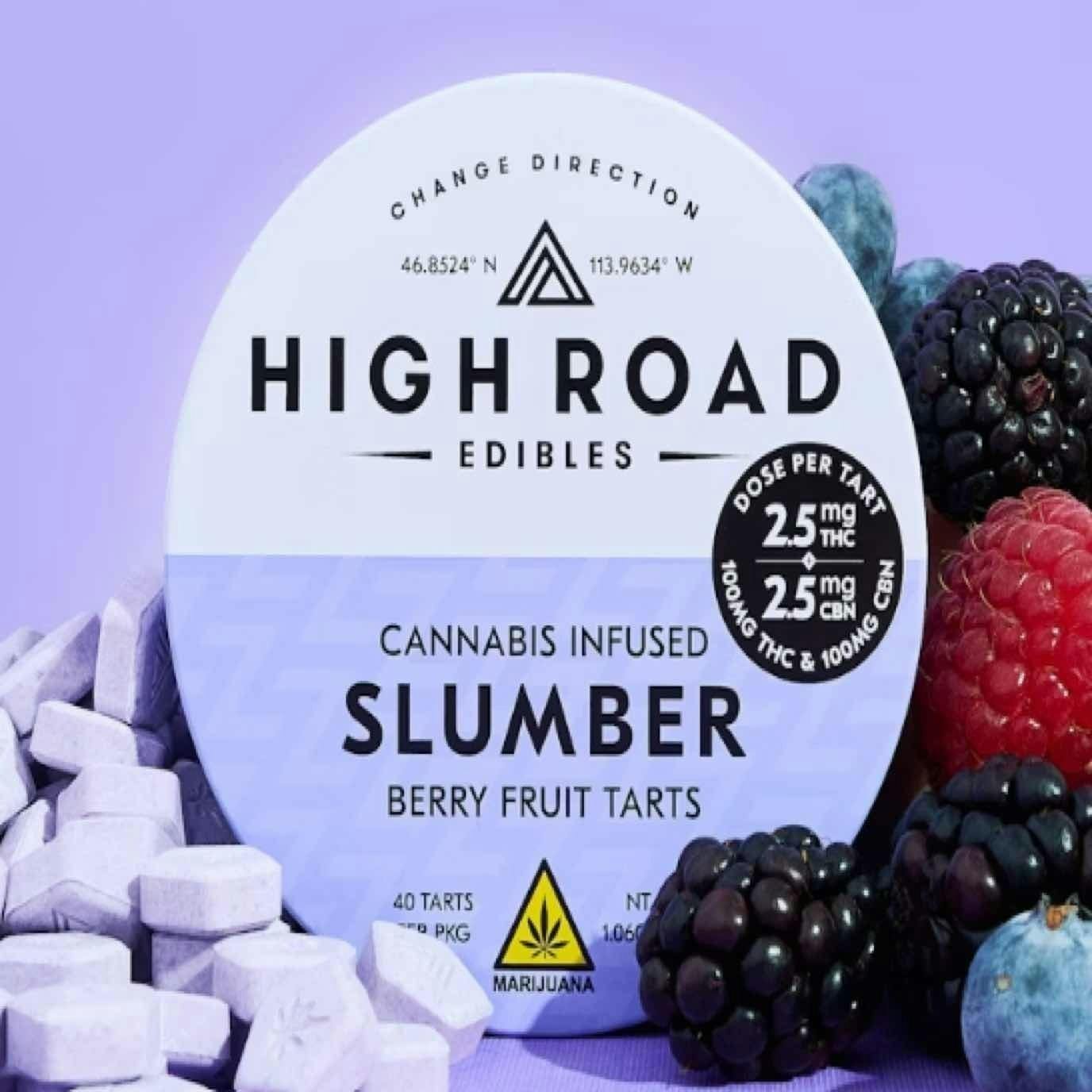 Slumber Berry Fruit Tarts | 40pk | 2.5mg/ea by High Road