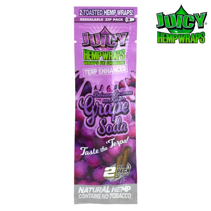 Juicy Jay | Terp Hemp Wraps Grape Soda | 2 Pack | Accessories