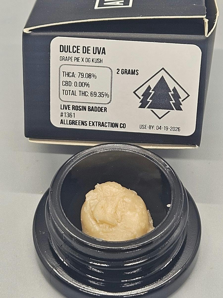 Dulce De Uva | Solventless | Rosin | 2g