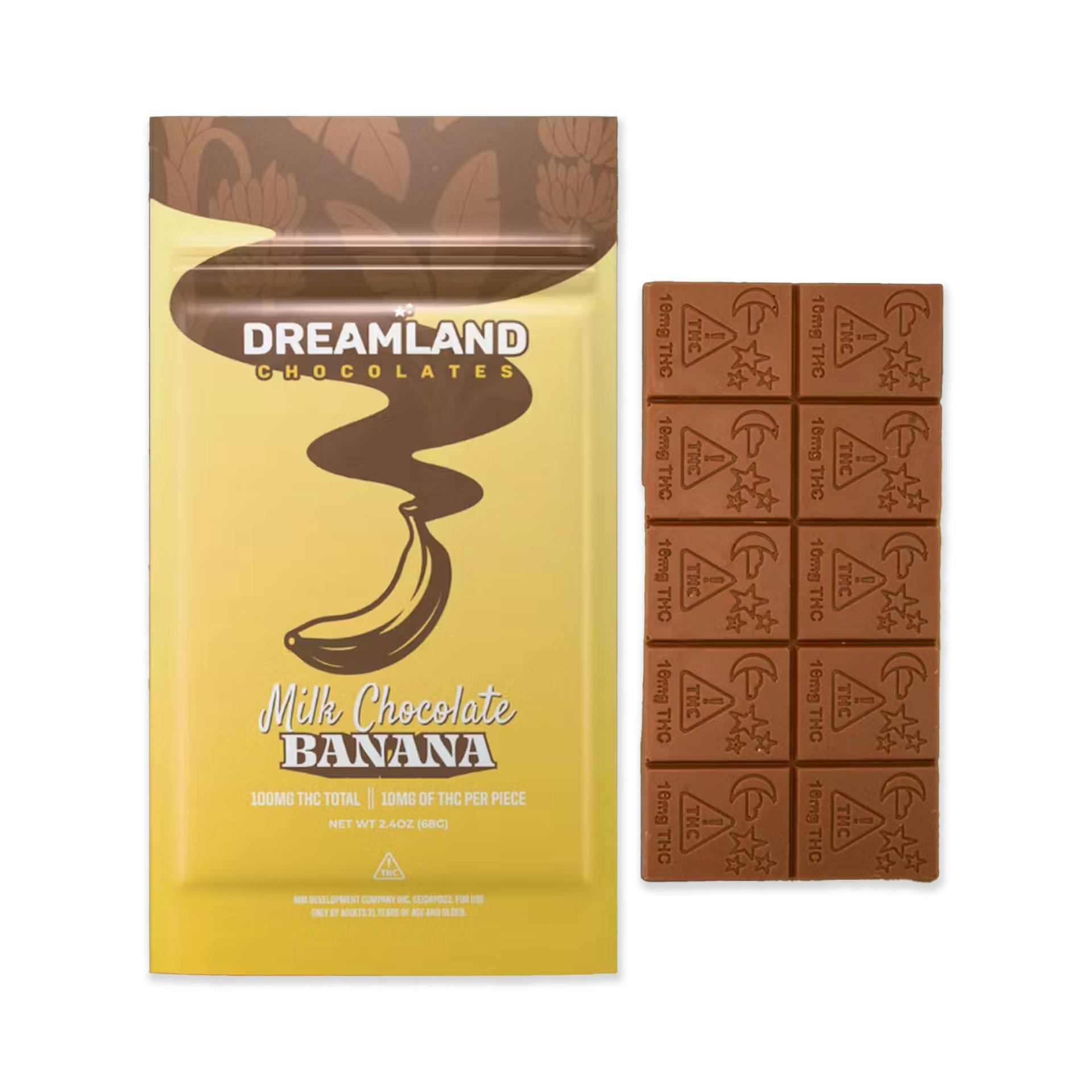 Milk Chocolate Banana | Chocolates | 10pk | 10mg/ea