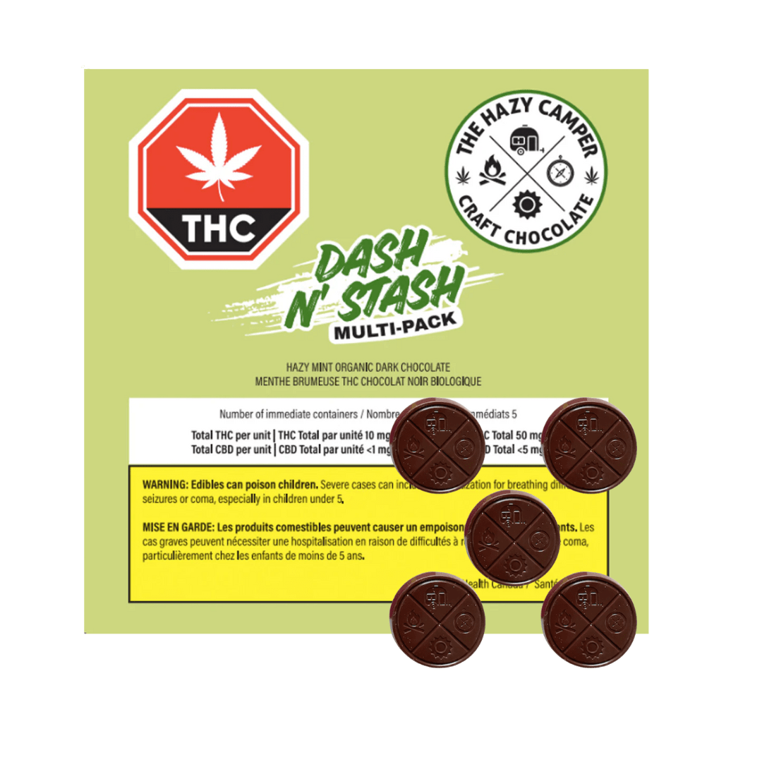 Hazy Mint THC Chocolate | Chocolates | 5pk | 10mg/ea