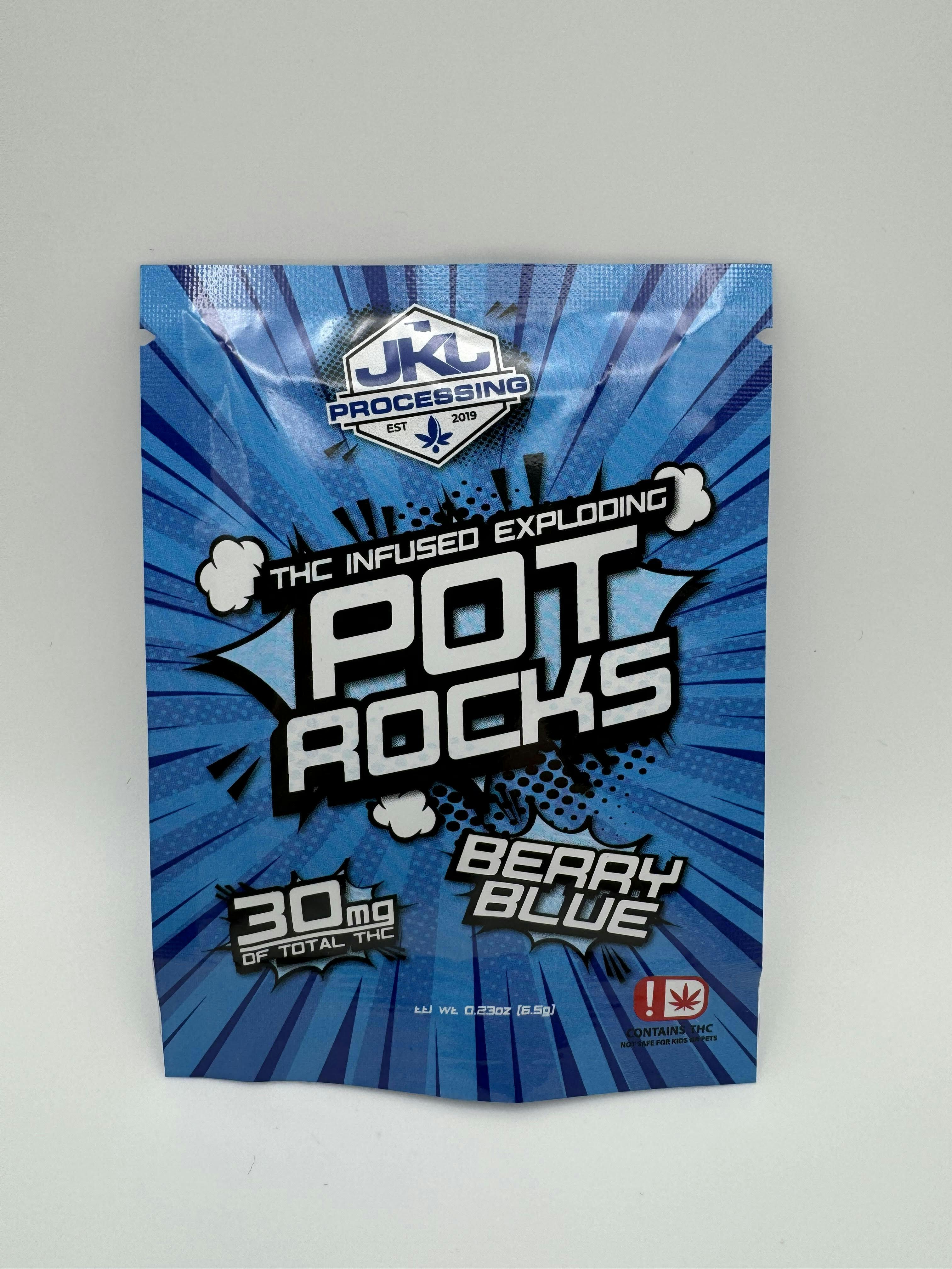 Pot Rocks Berry Blue | 30mg/ea by JKJ Processing