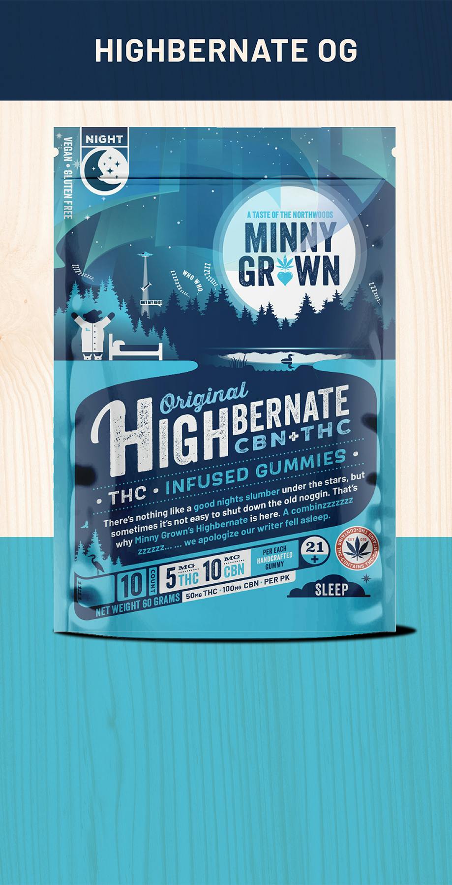 OG Highbernate | Gummies | 10pk | 5mg/ea
