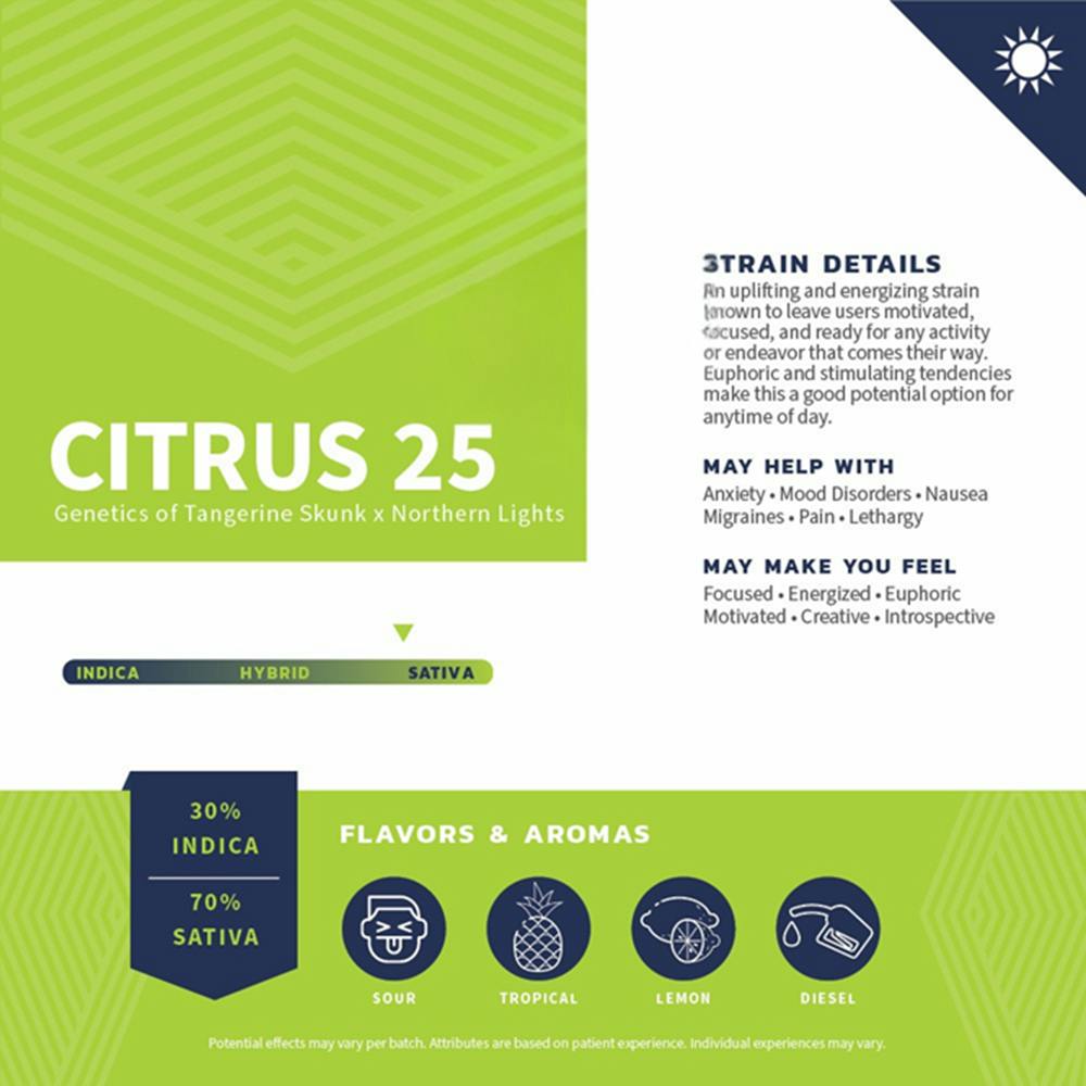 Citrus 25 | Disposable | 0.5g by Pure Dakota