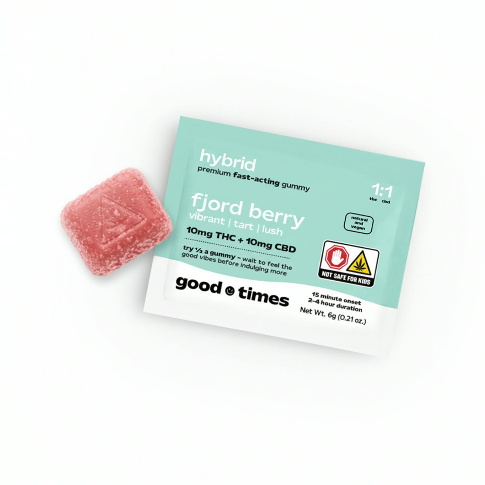 Good times Fjord Berry SINGLE | Gummies | 10mg/ea