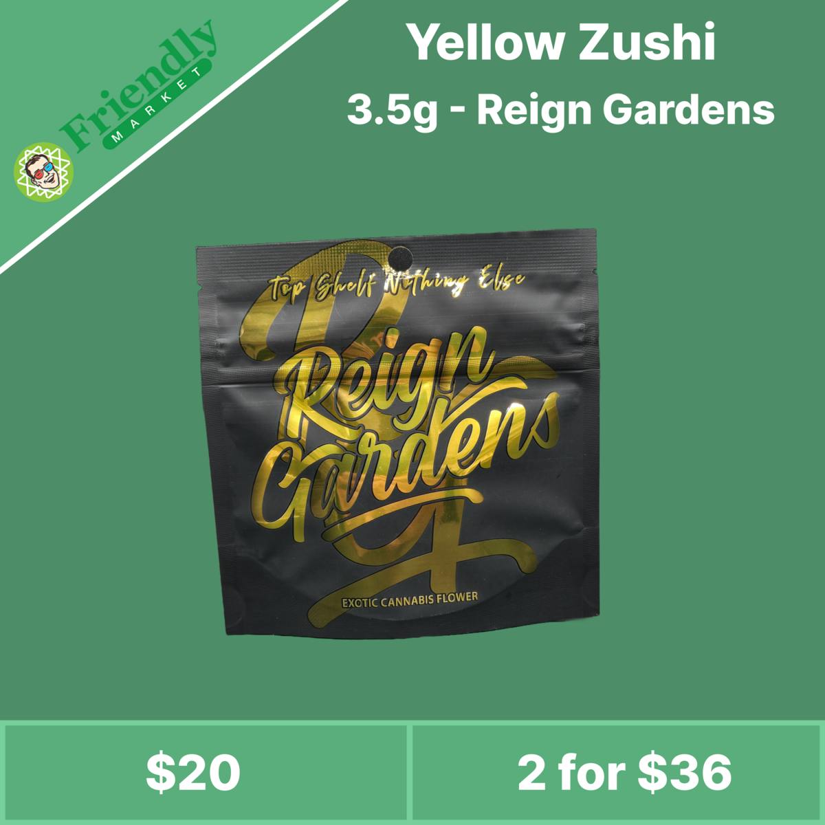 Yellow Zushi | Big Buds | 3.5g