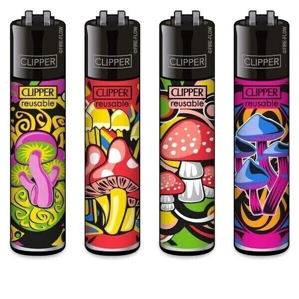 Mushrooms Clipper Lighter | Accessories by Clipper