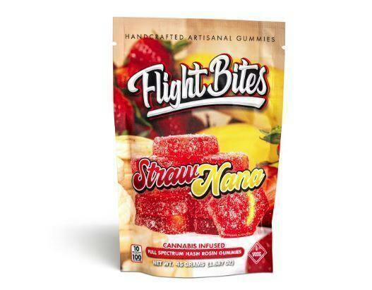 Strawnana Live Hash Rosin Gummies | Gummies | 10pk | 10mg/ea
