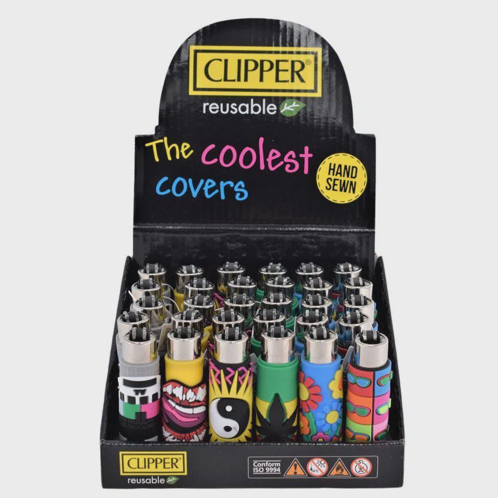 Clipper - Pop Designs - Assorted Lighters | Accessories at Dealz Cannabis Collective