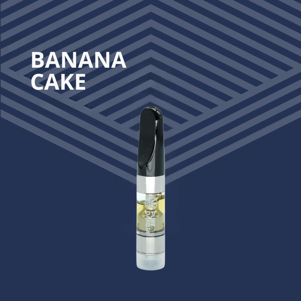 Banana Cake | Cartridge | 0.5g at Pure Dakota Health Williston Dispensary