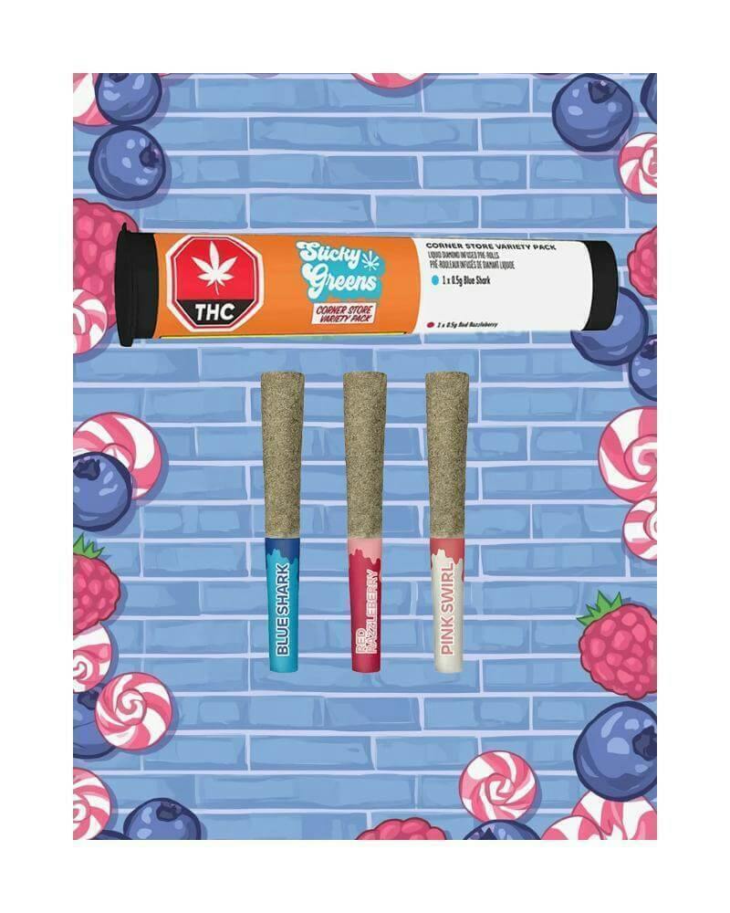 Corner Store Variety Pack | Infused Joints | 0.5g | 3pk