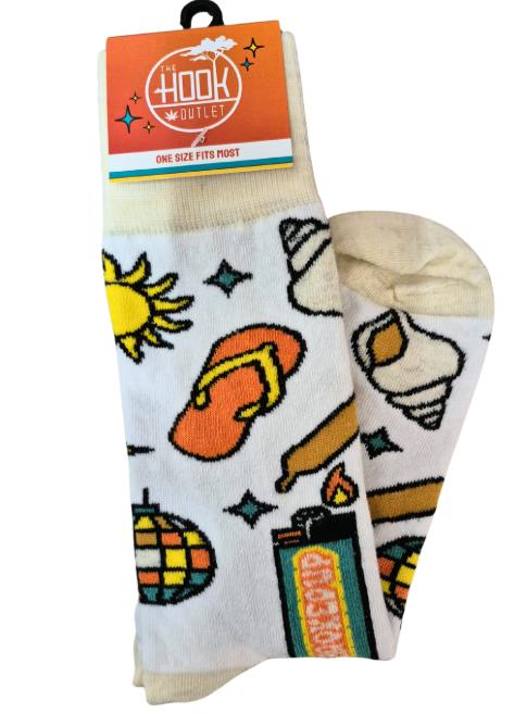 Hook Beach Day Sock | Apparel
