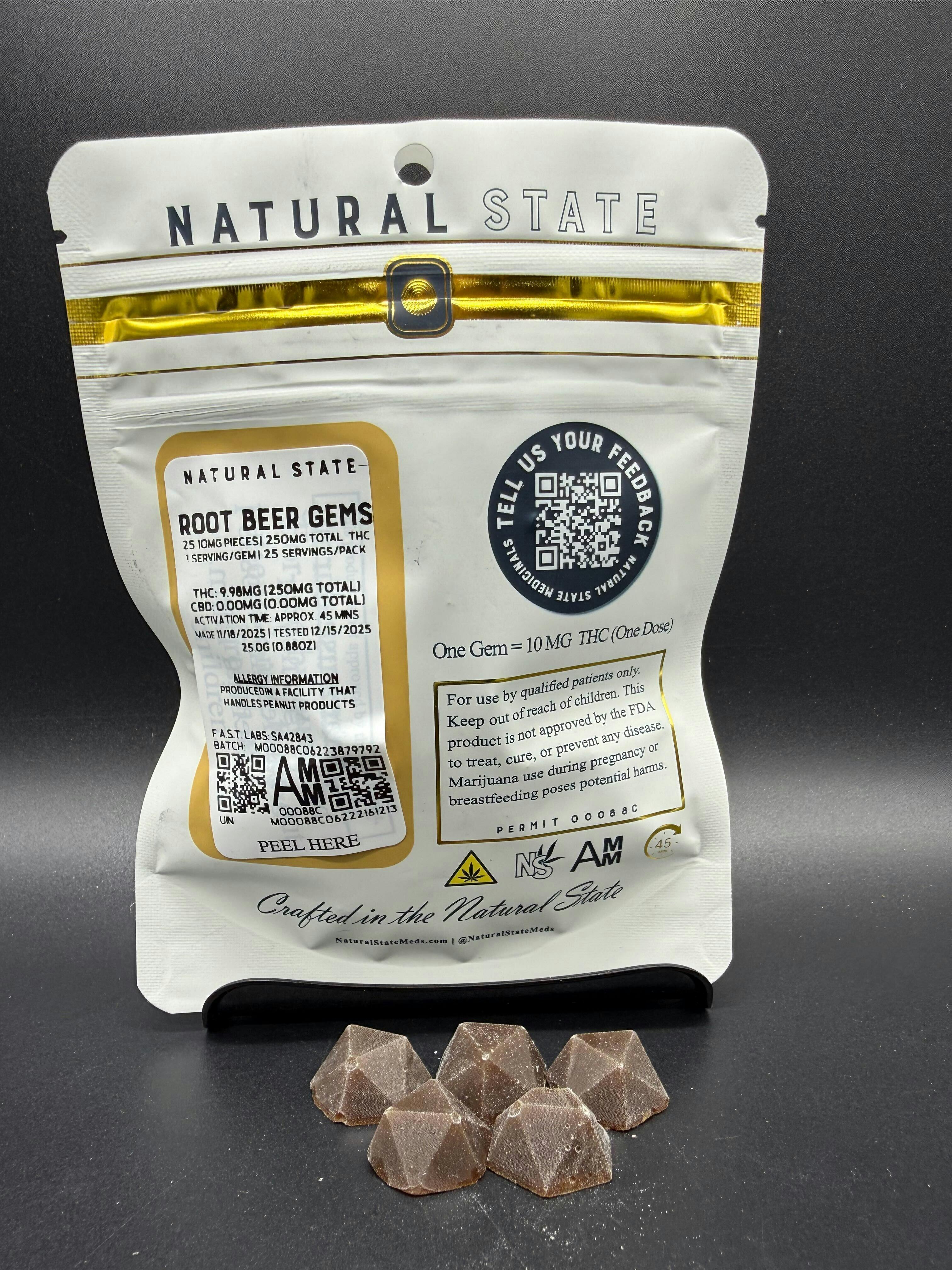 Root Beer Hard Candies | 25pk | 10mg/ea