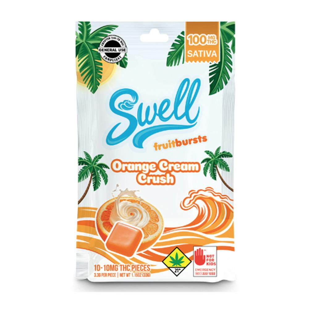 Orange Cream Crush Sativa Gummies | 10pk | 10mg/ea