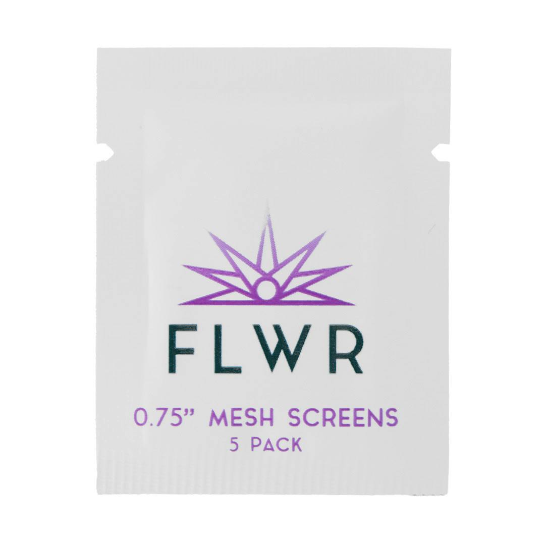 0.75" Stainless Steel Mesh Pipe Screens 5pk | Accessories at True 802 Cannabis