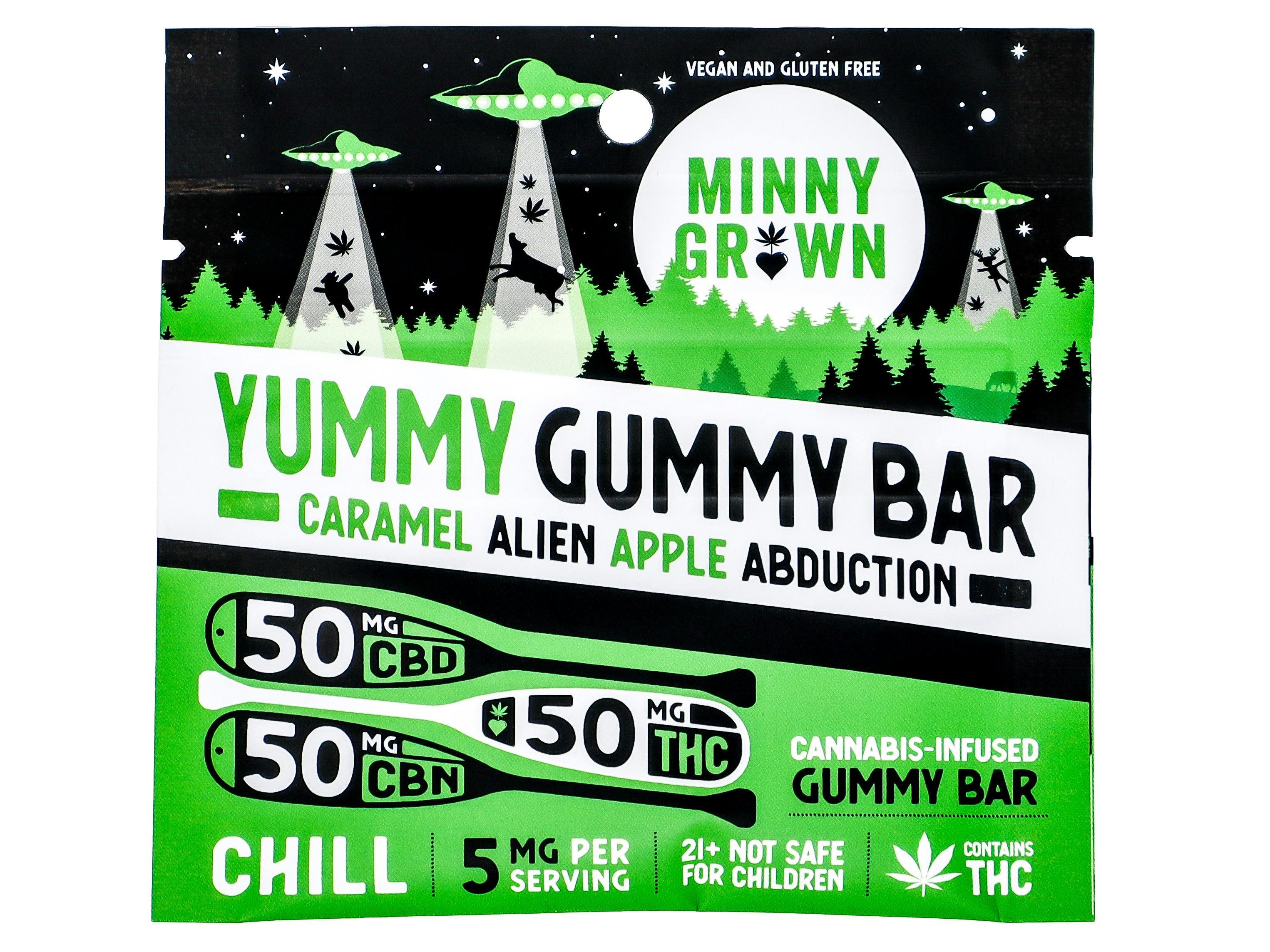 MNG Caramel Apple Gummy Bar 50mg THC | Gummies | 5pk | 10mg/ea
