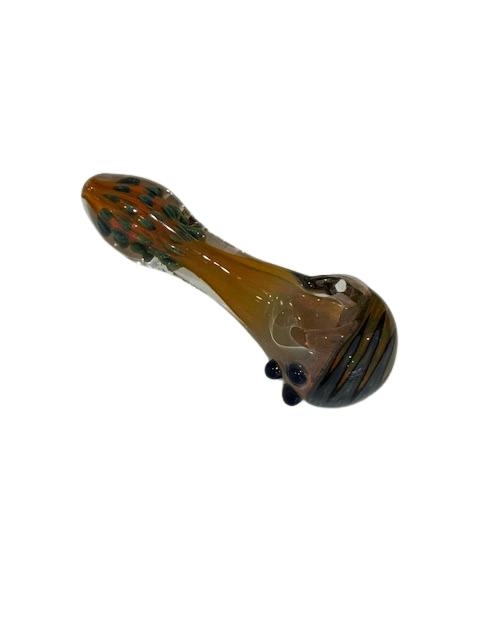 4.5" Yellow Swirl Pattern Bowl | Pipes
