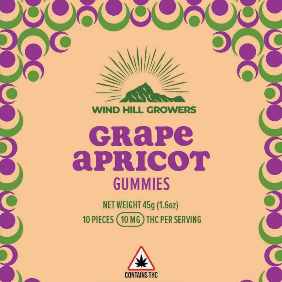 Grape Apricot Gummies | Gummies | 10pk | 10mg/ea