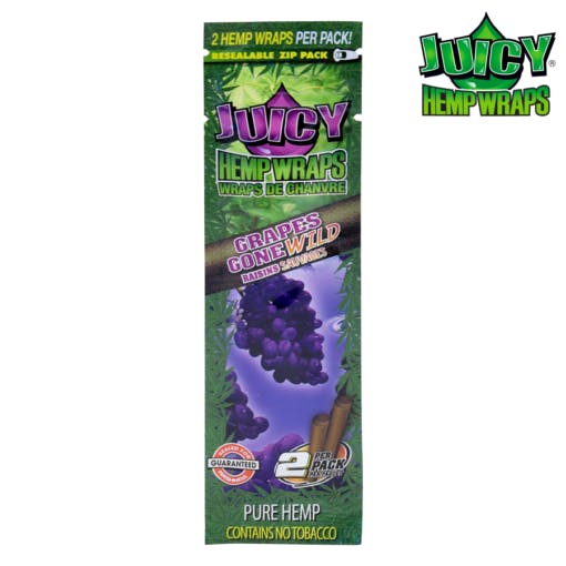 Juicy Jay Hemp Wraps Grapes Gone Wild | Accessories at Five Seasons Cannabis Dispensary White River Junction
