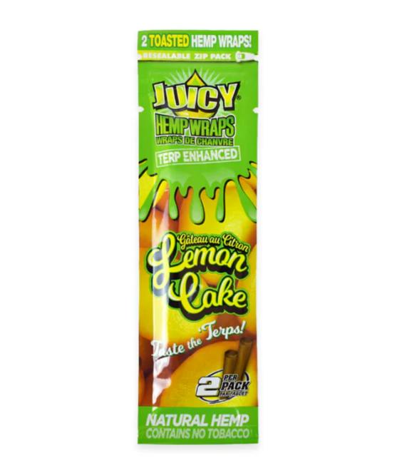 JUICY JAY'S - Terp Enhanced Hemp Wraps - Lemon Cake | Accessories | Rolling