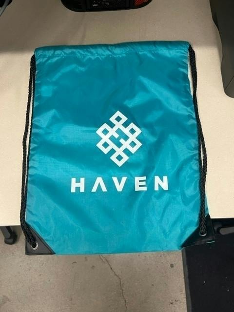 Haven - Limited Edition - Teal Drawstring Bag | Apparel