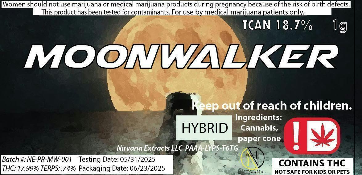 Moonwalker | Joints | 1g by Nirvana