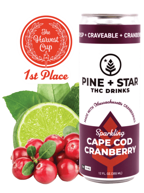 Cranberry Lime | Carbonated | 5mg | 355ml at The Green Lady Dispensary