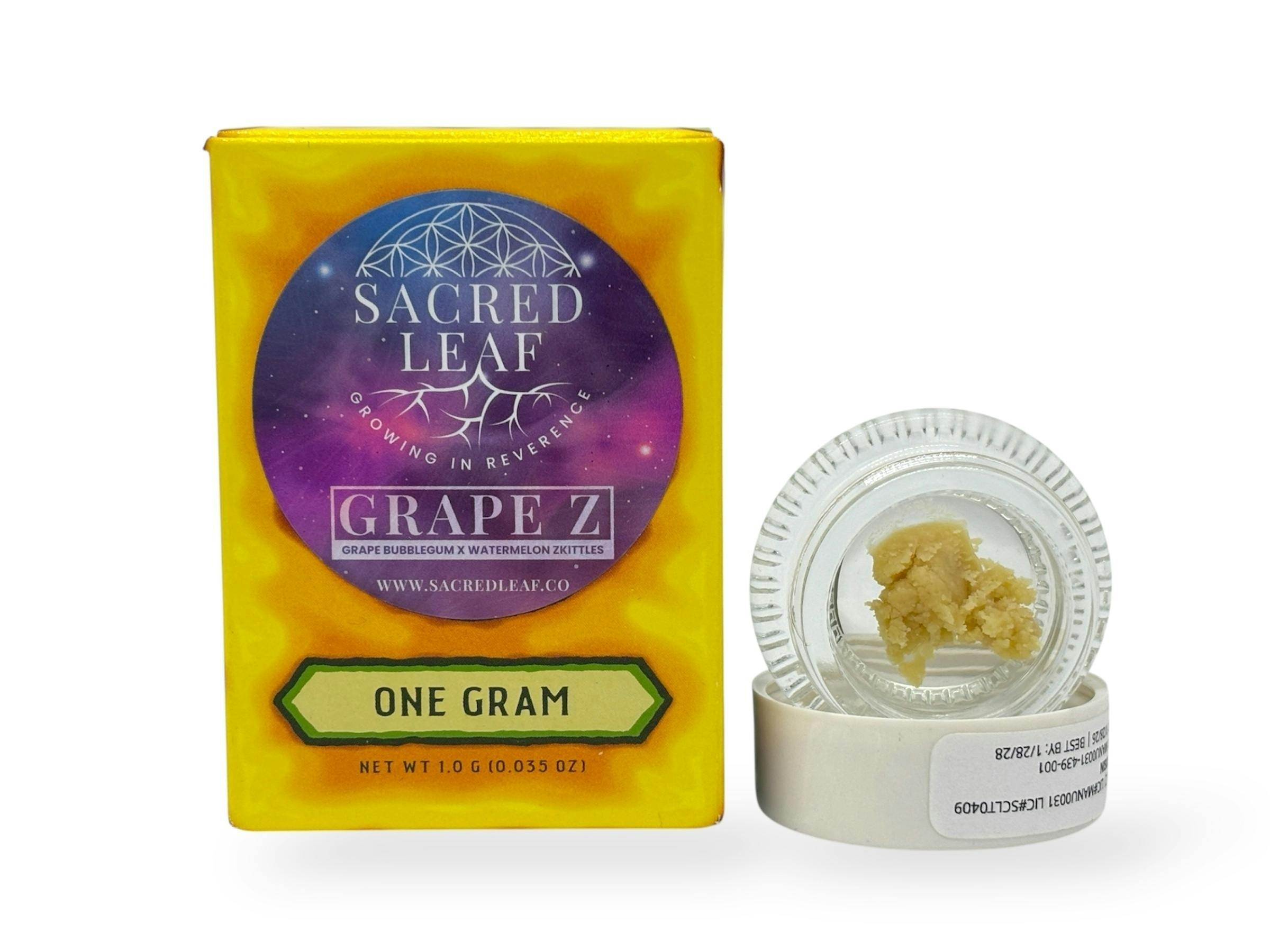 Grape Z | Solventless | Rosin | 1g at True 802 Cannabis