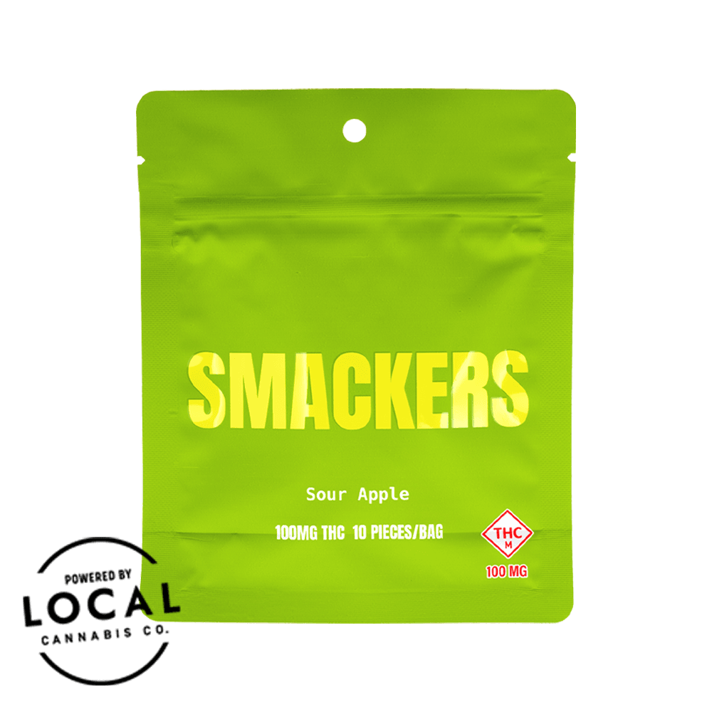 100MG SOUR APPLE GUMMIES | Gummies | 10pk | 10mg/ea