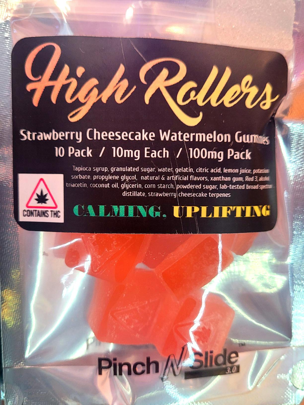 Strawberry Cheesecake Watermelon Gummies | Gummies | 10pk | 10mg/ea