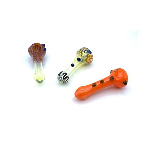 Hand Pipe - Sedimentary Glass - 4" - Assorted | Pipes