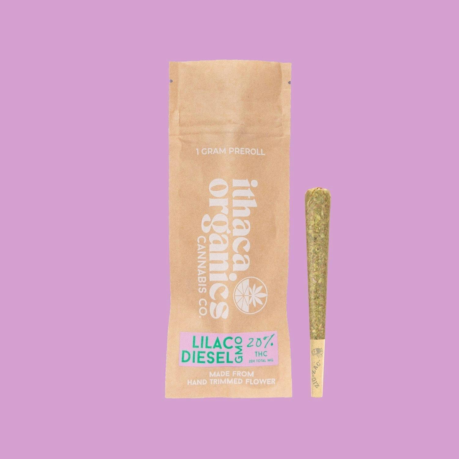 Lilac Diesel GMO | Joints | 1g at The Flowery Dispensary Haverstraw