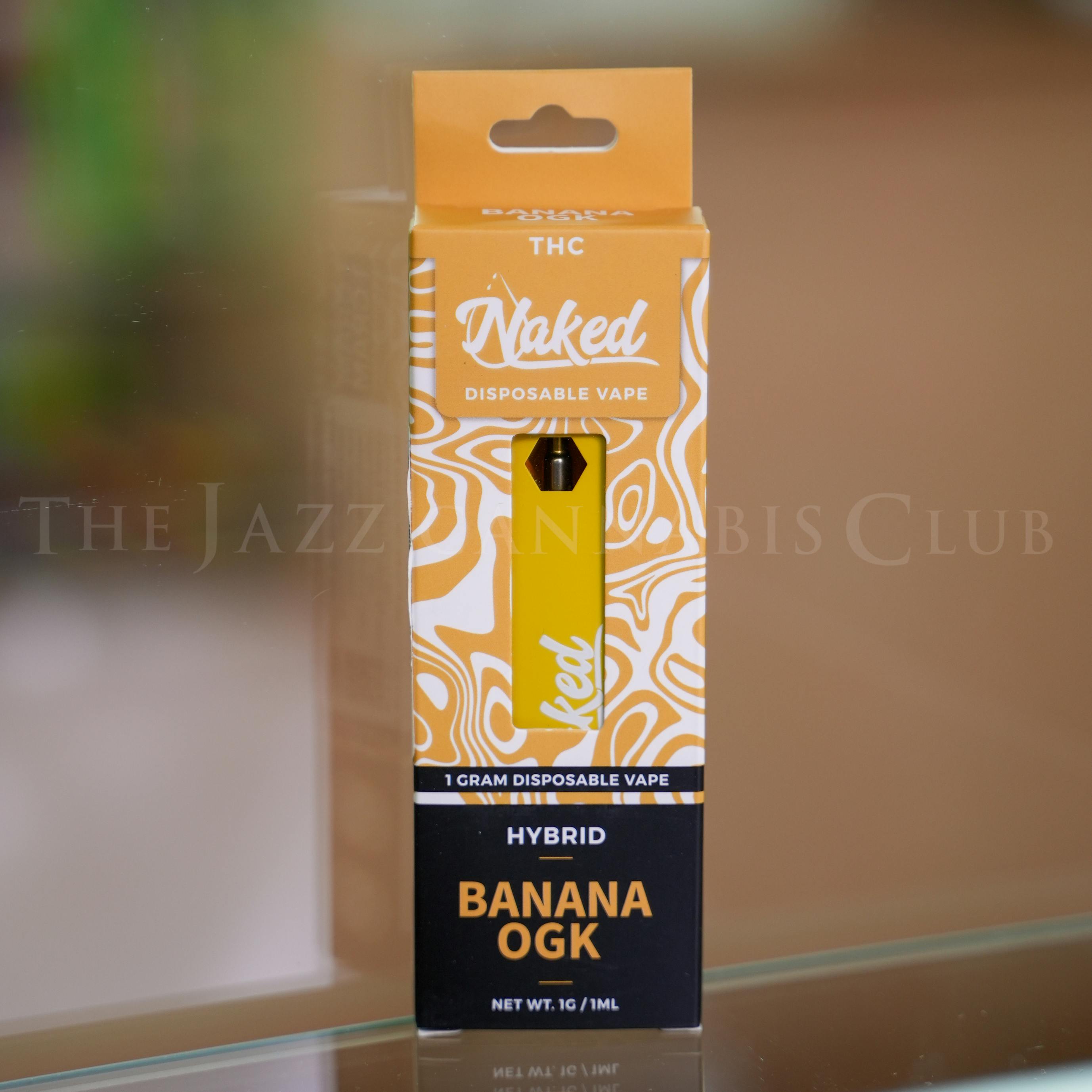 ogk disposable vape Naked Extracts | Disposable Vape - Banana OGK - 1g | Vaporizers main image 1