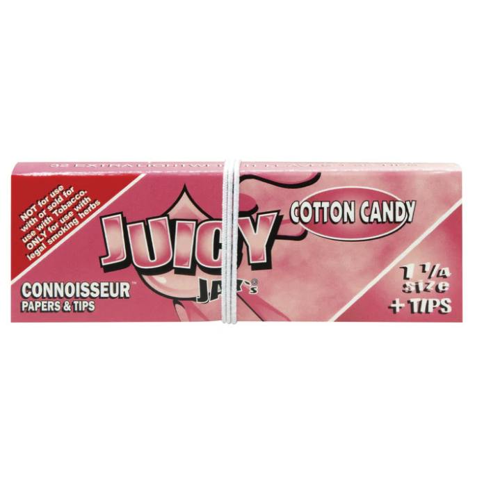 Juicy Jay's Rolling Paper 1 1/4SZ 32/PK 24/BX Cotton Candy | Accessories