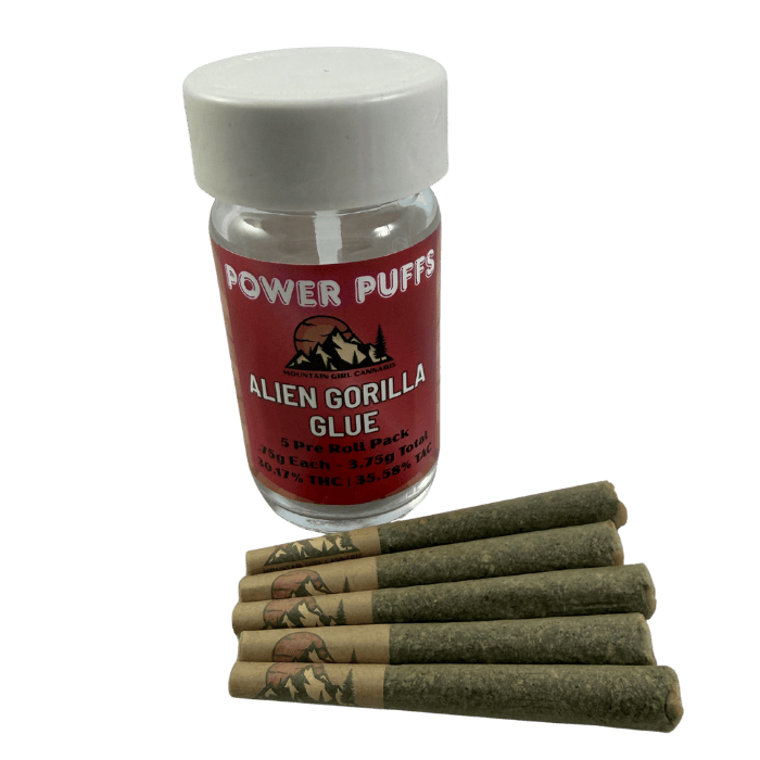 Alien Gorilla Glue | Infused Joints | 0.75g | 5pk at Juana's Garden