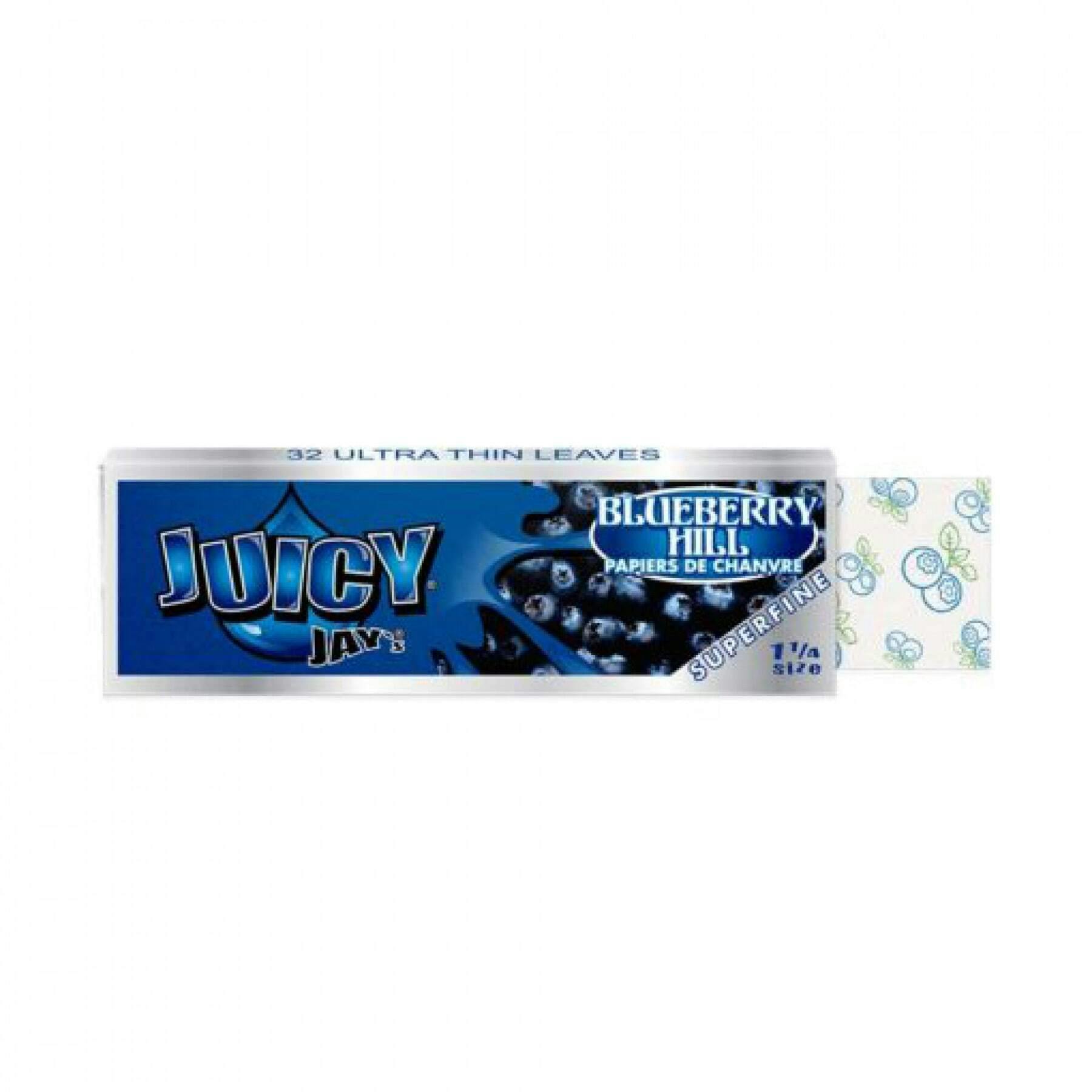 Juicy Jay Super Fine 1 1/4 Blueberry Hill Rolling Papers | Accessories