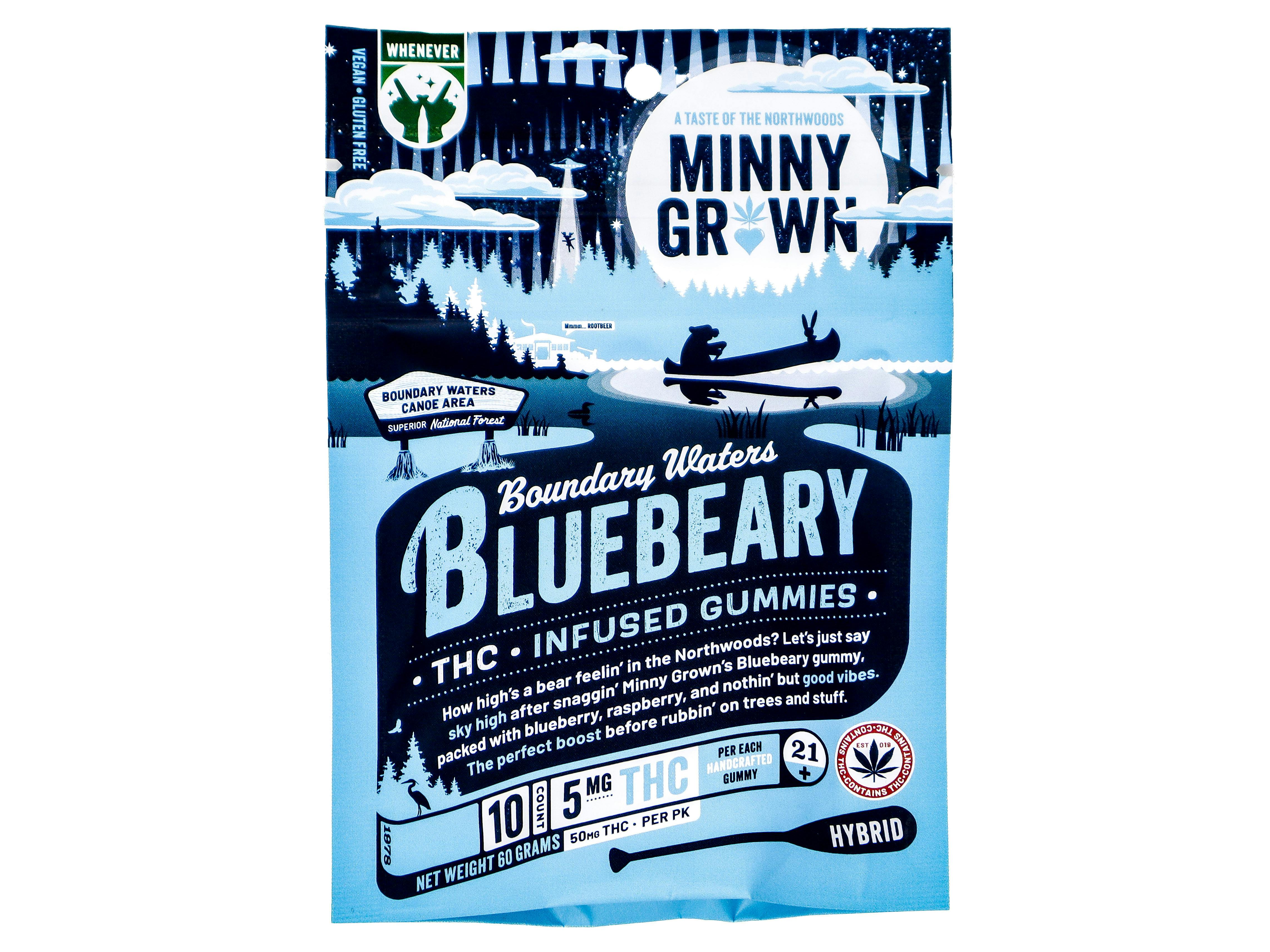 MNG BlueBeary Gummies 50mg THC | Gummies | 10pk | 5mg/ea at Legacy Cannabis