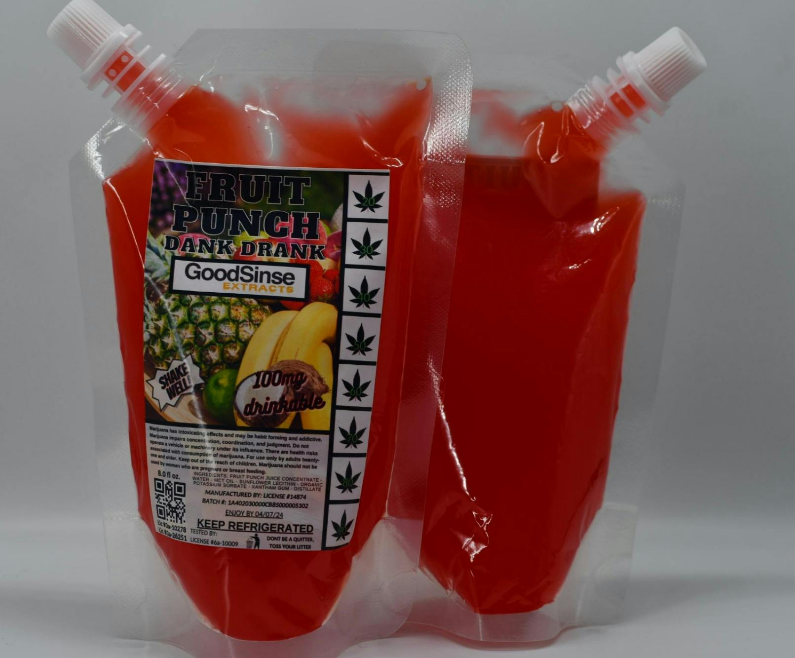 Fruit Punch Dank Drank | 100mg/ea at GoodSinse - West