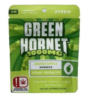 Green Apple Gummies [H] | Gummies | 10pk | 100mg/ea by Green Hornet